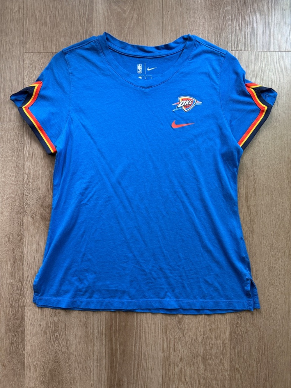 Nike NBA Oklahoma City Thunder Tee with Orange Swoosh